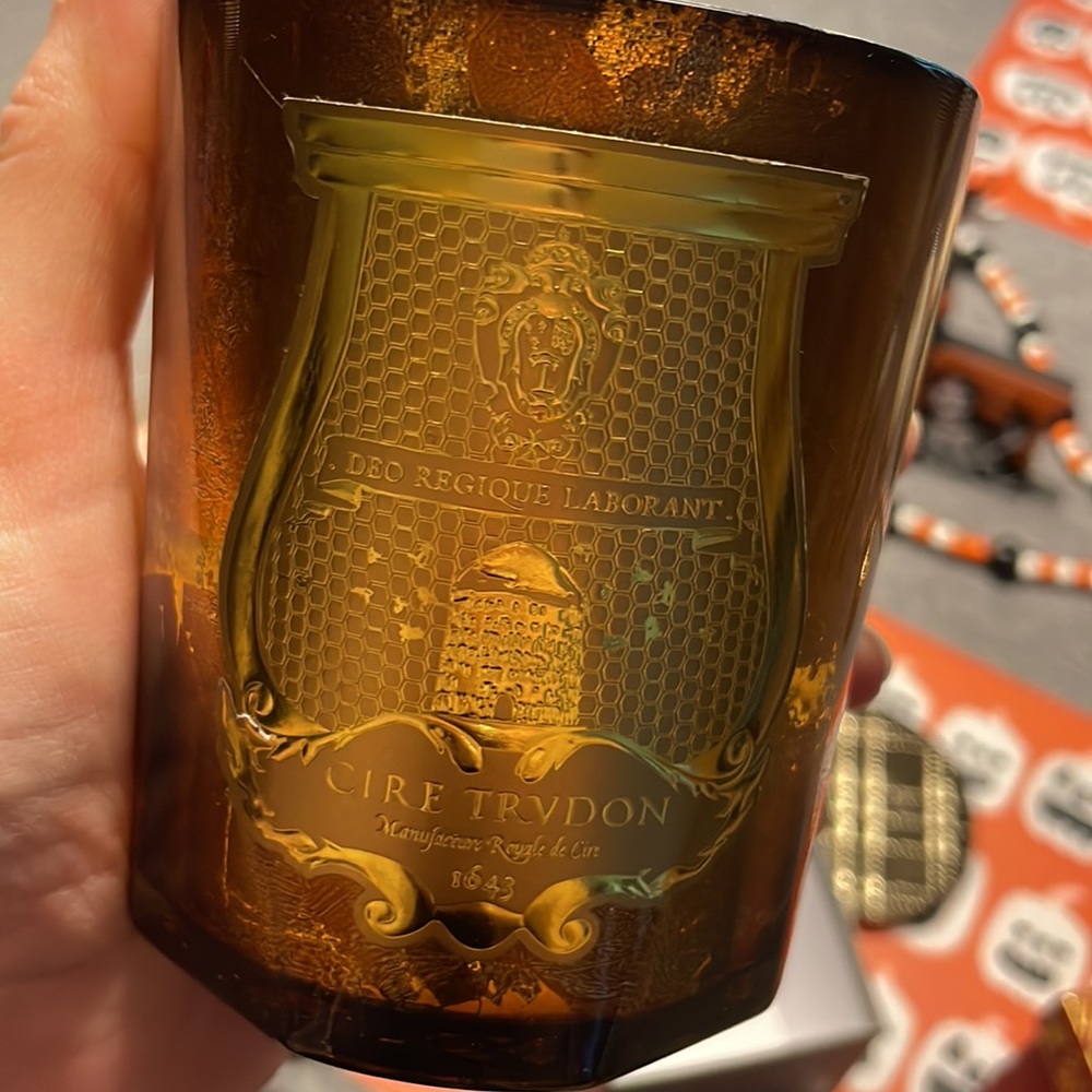 Cire trudon vessel, gold foil beautiful